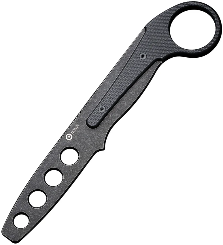 CIVIVI Varius Fixed Blade Trainer Black G-10 (3.26" Black Stonewash)