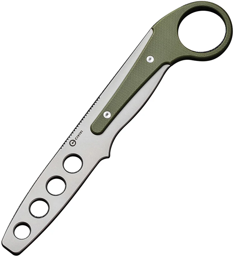 CIVIVI Varius Fixed Blade Trainer OD Green G-10 (3.26" Stonewash)
