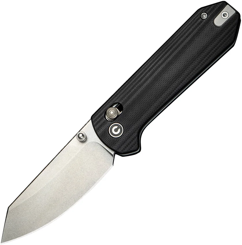 CIVIVI Yonder Crossbar Lock Knife Black G-10 (2.9" Stonewash 14C28N)