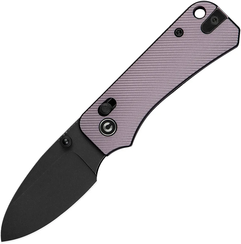 CIVIVI Baby Banter 2 Crossbar Lock Knife Purple Aluminum (2.3" Black SW)