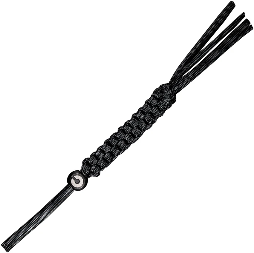 WE Knife Co./CIVIVI Tied Paracord Lanyard w/Black Titanium Bead