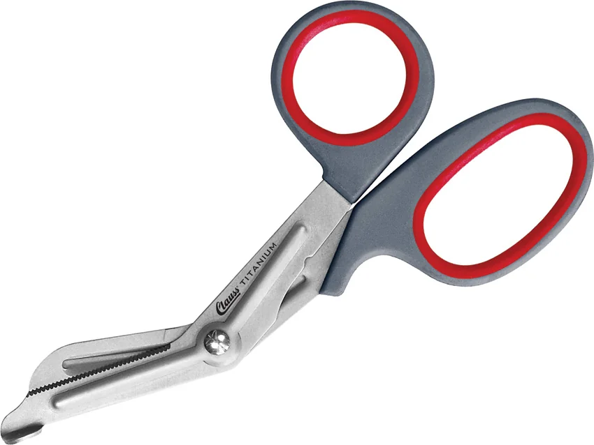 Clauss Swizzers Bent Shears Gray/Red CL18053 Utility Scissors