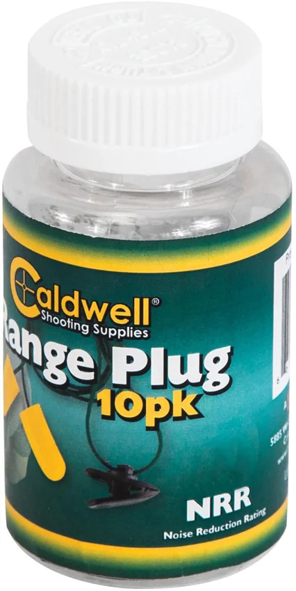 Caldwell Range Plugs with Cord 33NRR