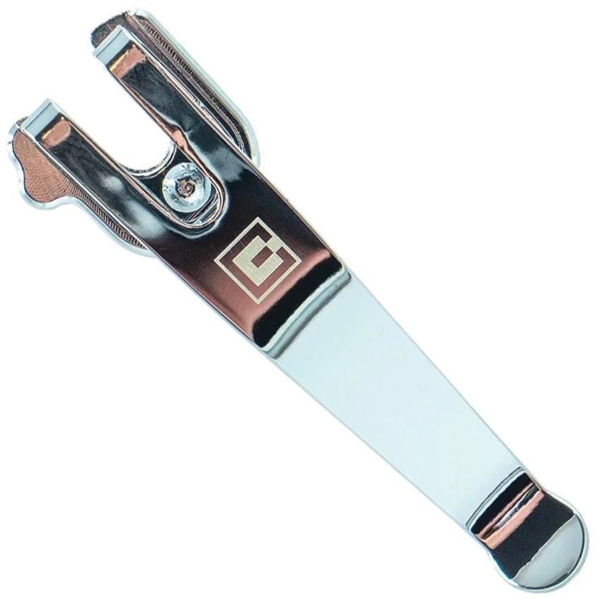 Clip & Carry SwissQlip Chrome Deep Carry Pocket Clip
