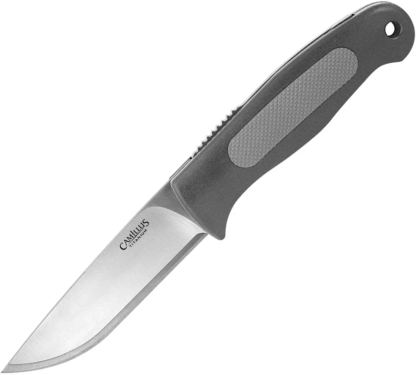 Camillus 8.25" TigerSharp Knife Titanium Bonded Fixed Blade (3.75" Plain) 18560