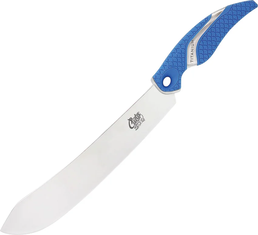 Camillus Cuda Butcher Fixed Blade Knife Blue (9.25" Bead Blast) 18843