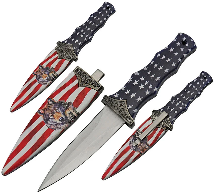China Made Wolf Boot Knife