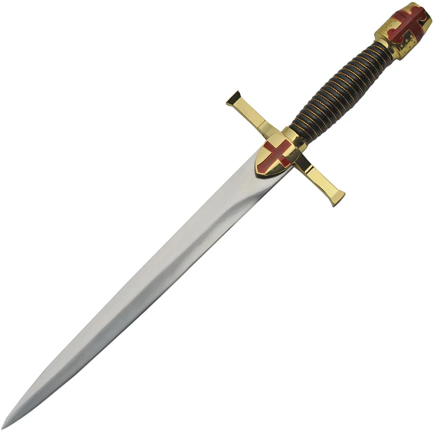 China Made Gold Crusader Dagger