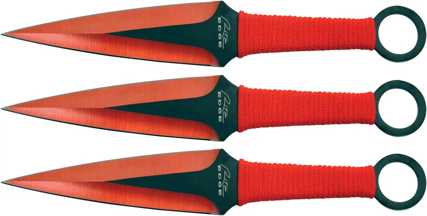 Rite Edge Kunai Thrower Set Red