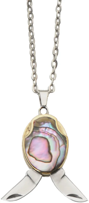 Rite Edge Abalone Shell Blade Necklace