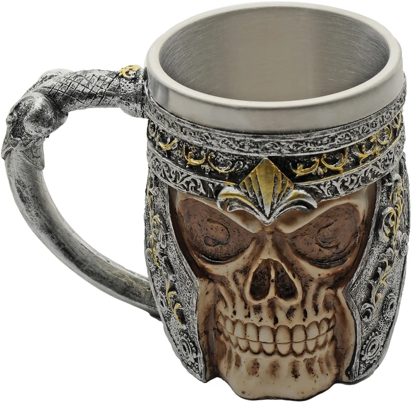 China Made Knight Skull Mug