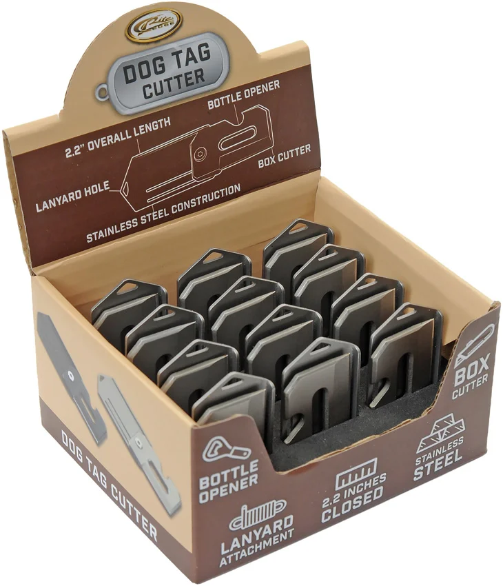 China Made Dog Tag Cutter Folder 12Pc