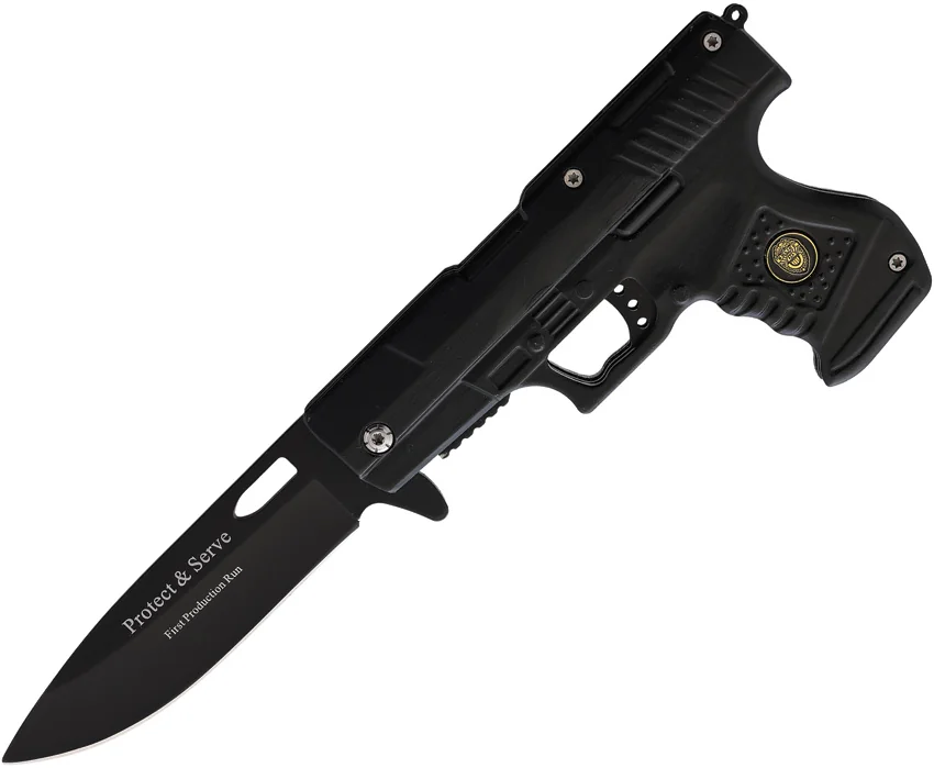 Rite Edge Gun Linerlock Police