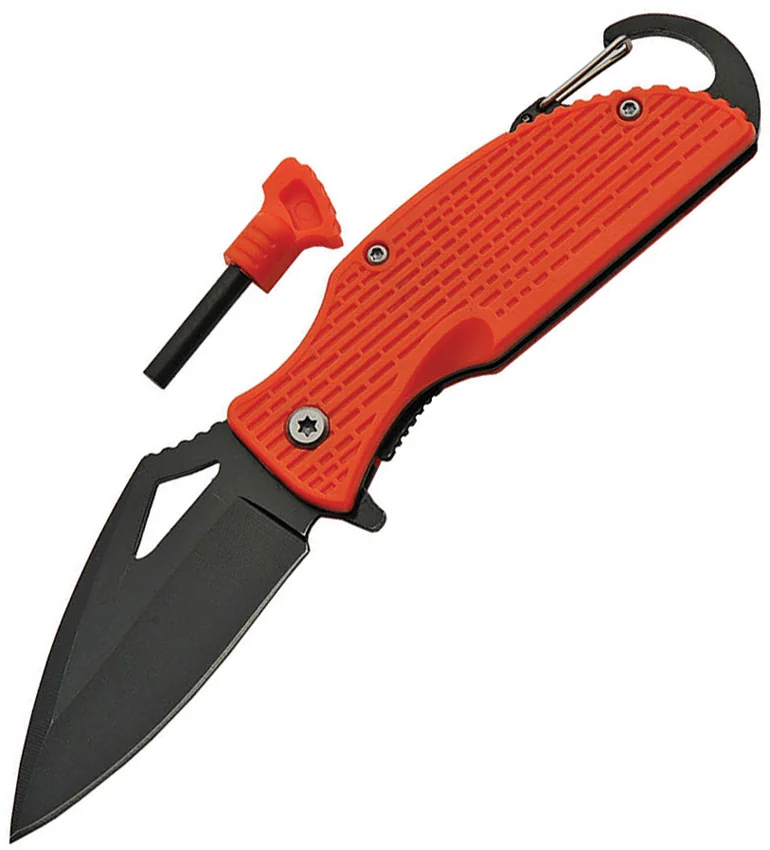 China Made Camping Linerlock Orange