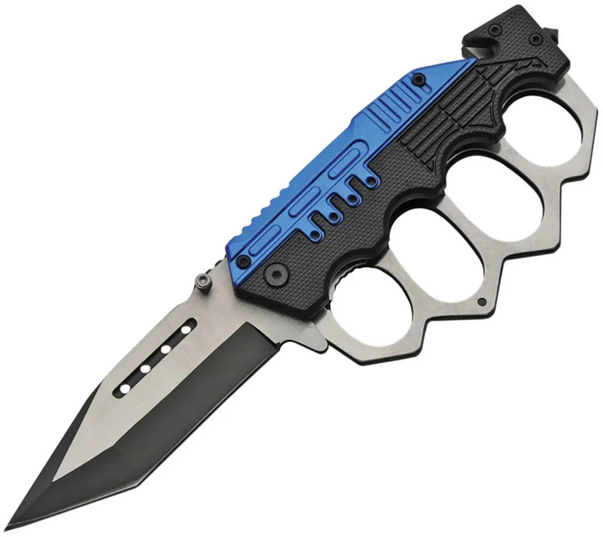 Rite Edge Combat Trench Linerlock Blue