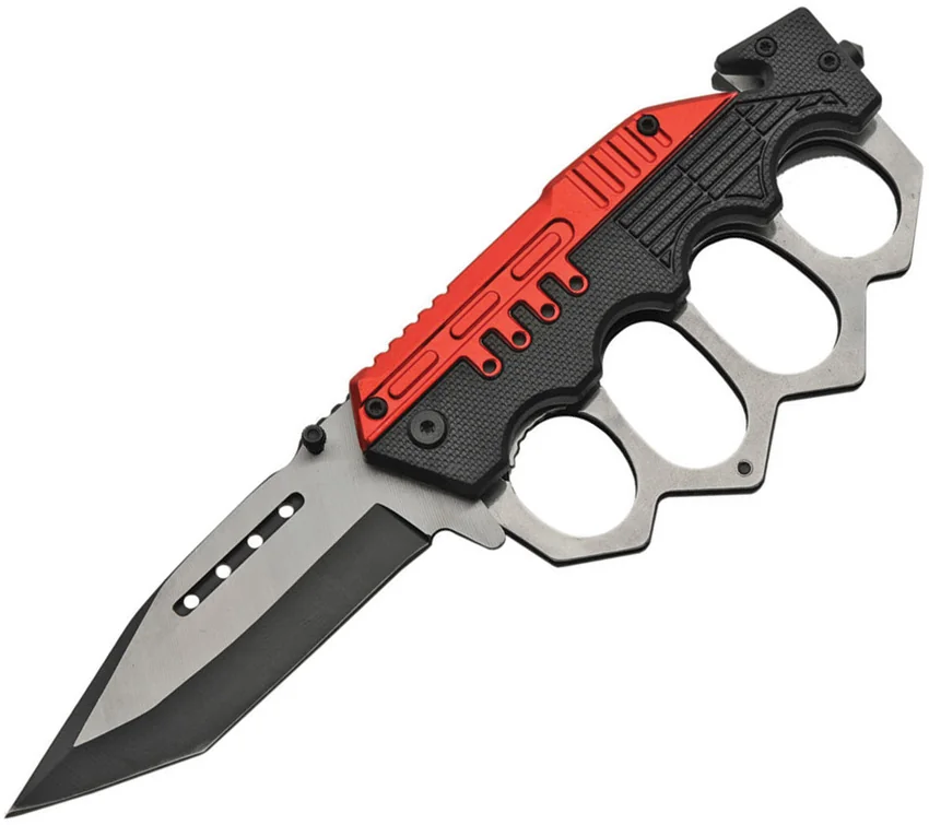 Rite Edge Combat Trench Linerlock Red