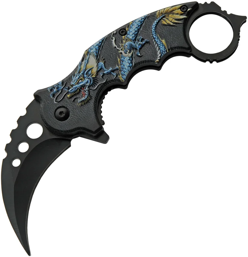 Rite Edge Dragon Linerlock A/O Blue