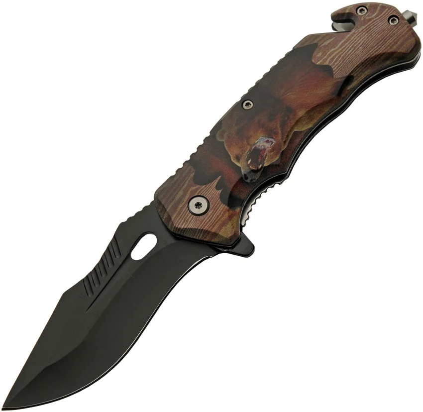 Rite Edge Wildlife Linerlock AO Bear A/O