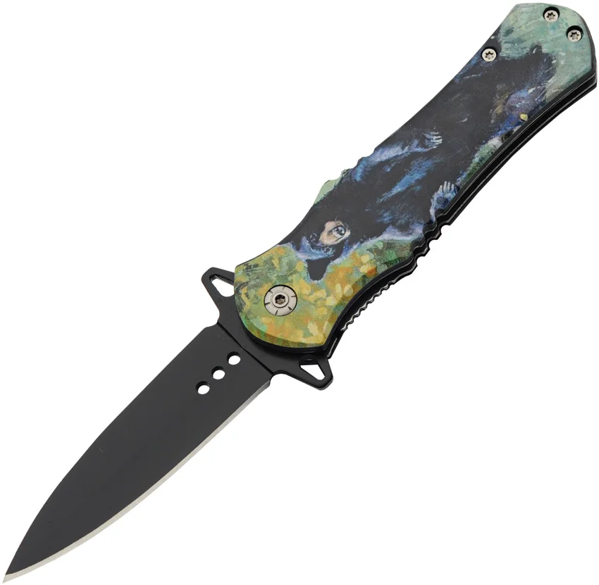 China Made Wildlife Linerlock A/O Bear