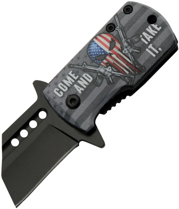 Rite Edge Money Clip Framelock A/O Skull