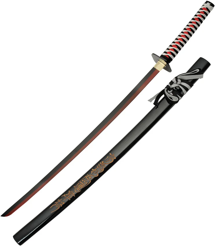 China Made White Decorative Samurai Sword