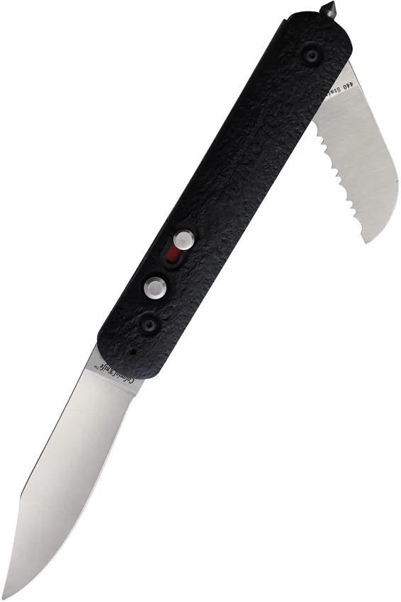 Colonial Knife Co. Auto Law Enforcement Auto Knife Black GFN (3" Satin)