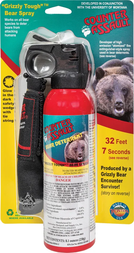Counter Assault Bear Spray Canister 8.1oz