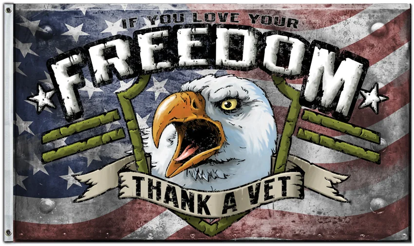 Flags Thank A Vet Flag