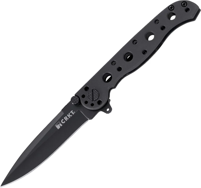 CRKT Carson M16-01KS Spear Point Frame Lock Knife (3.125" Black)
