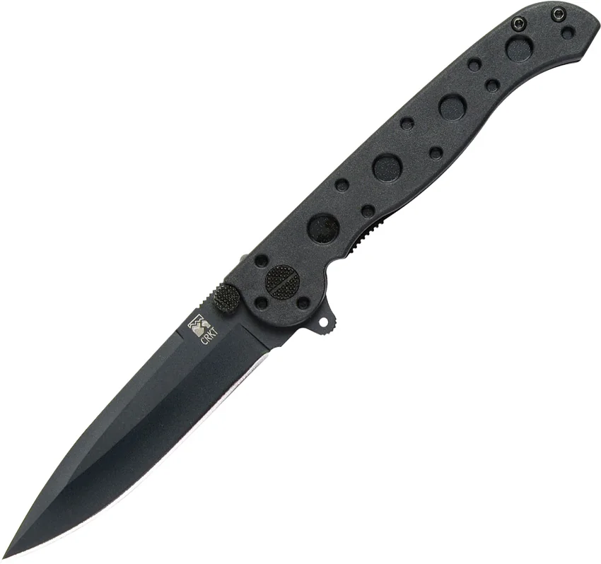 CRKT Carson M16-01KZ Tactical Zytel Folding Spear Point Knife (3" Black)