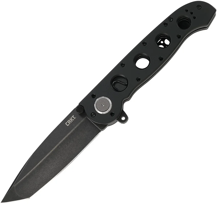 CRKT Carson M16-04DB Tanto Dead Bolt Lock Flipper Knife (3.89" Black SW)
