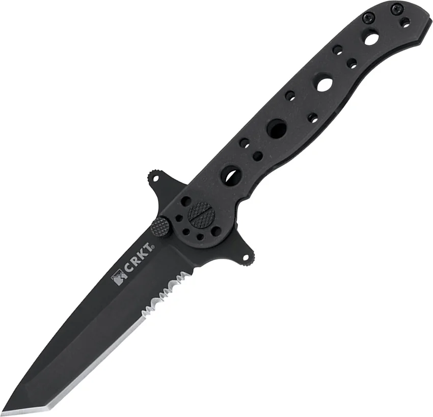 CRKT Carson M16-10KSF Special Forces Tanto Frame Lock Knife (3" Black Serr)