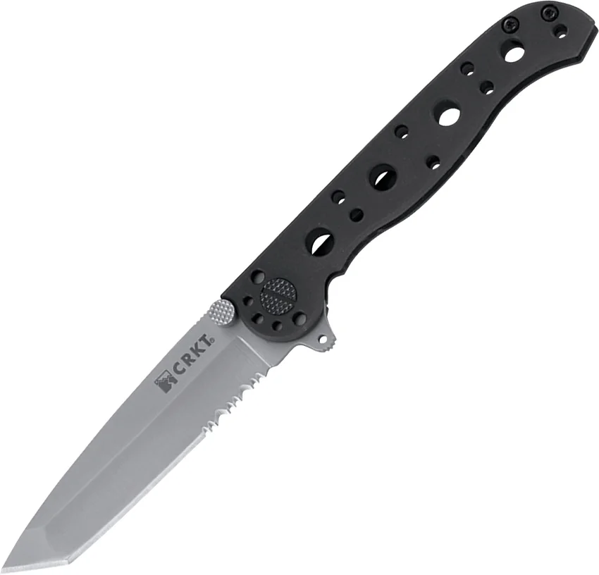 CRKT Carson M16-10S Tanto Frame Lock Knife (3" Bead Blast Serr) M16-10S