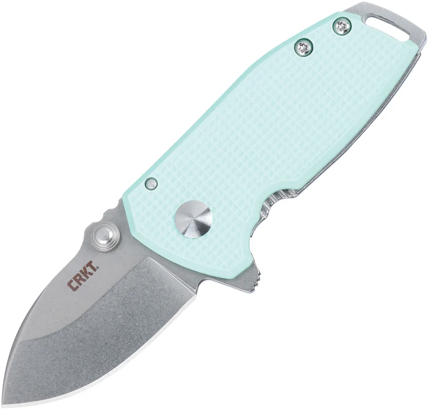 CRKT Burnley Squid Compact Assisted Frame Lock Knife Blue G-10 (1.75" SW)
