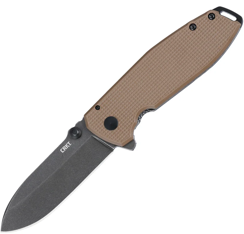 CRKT Burnley Squid XM Assisted Frame Lock Knife Brown G-10 (2.95" Black SW)