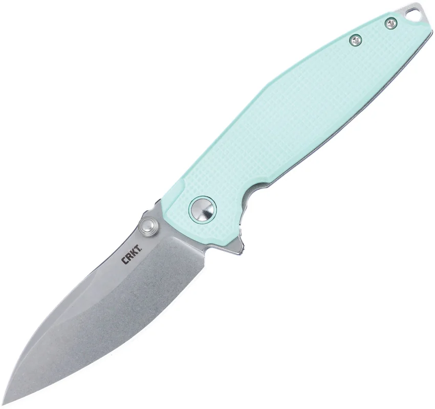 CRKT Burnley Ibis Frame Lock Knife Blue G-10 w/ Stainless Steel (3.1" Stonewash)