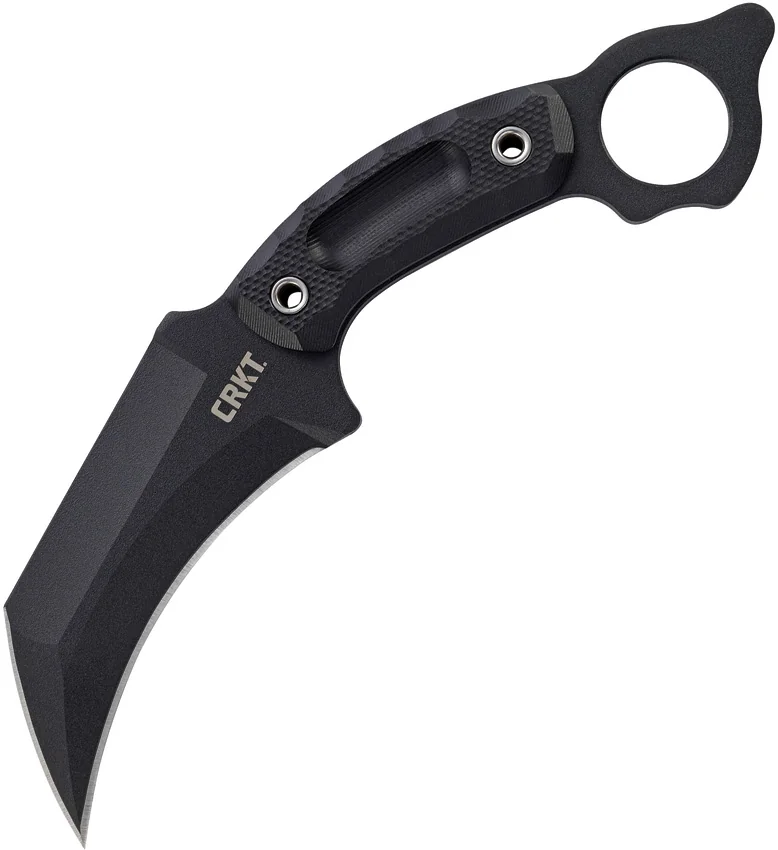 CRKT Du Hoc Karambit Fixed Blade Knife (5.1" Black) 2630