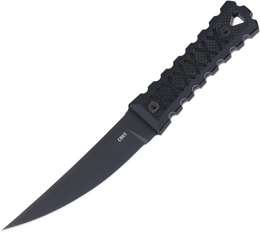CRKT Williams HZ4 Fixed Blade Knife Black G-10 (4.8" TiNi SK-5) 2924
