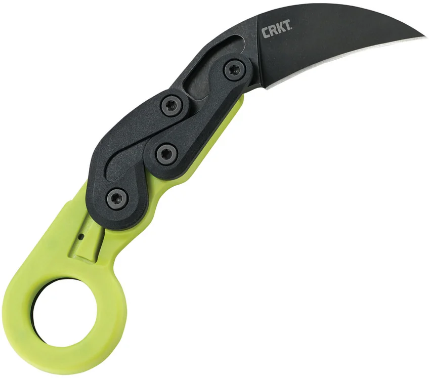 CRKT Provoke Zap Kinematic Morphing Karambit Folding Knife (2.4" Black) 4041G
