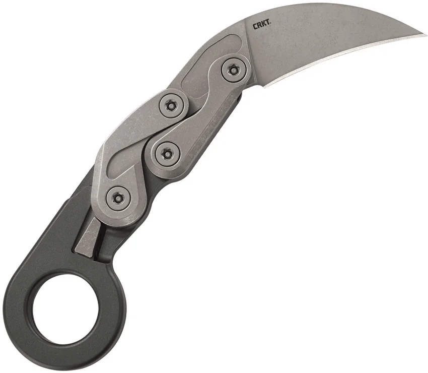 CRKT Provoke Compact Kinematic Morphing Karambit Folding Knife (2.4" Black) 4045