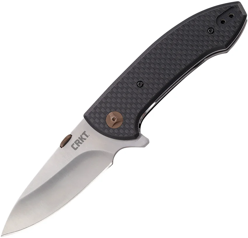 CRKT Avant Flipper Knife Carbon Fiber (3.17" Satin) 4620