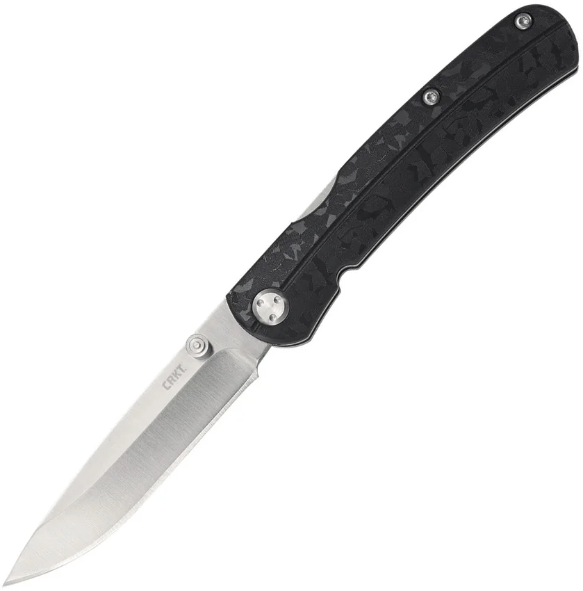 CRKT Steigerwalt Kith Front Lock Knife Black GRN (3" Satin) 6433