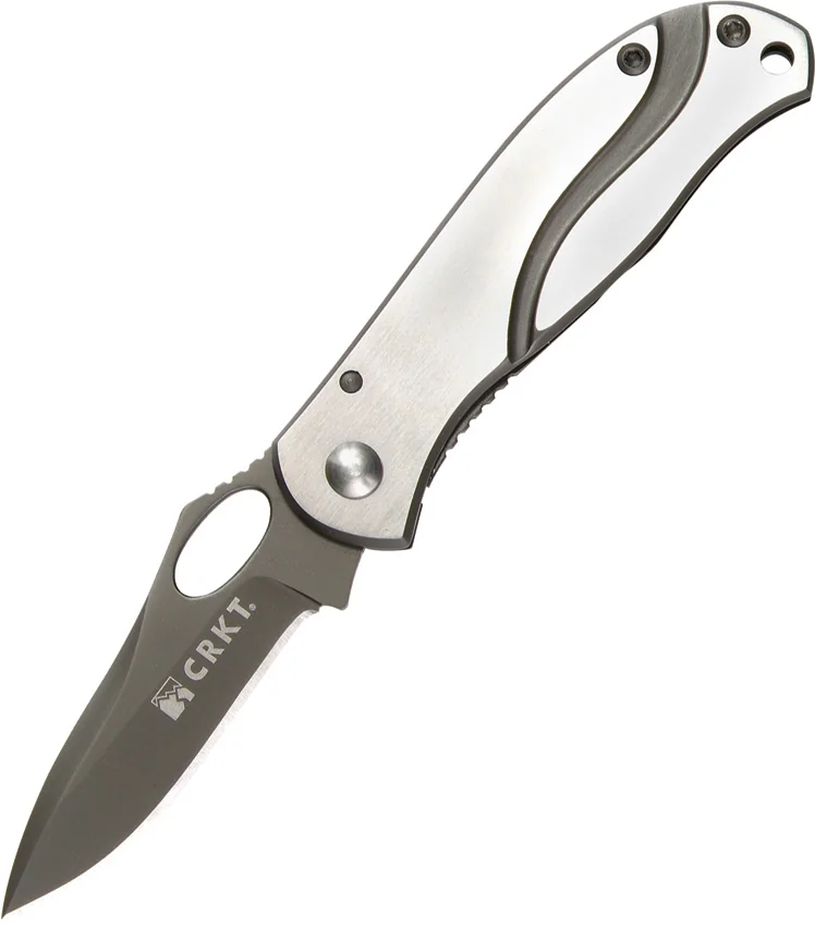 CRKT Small Pazoda 2 Frame Lock Knife (2.125" Gray) 6470