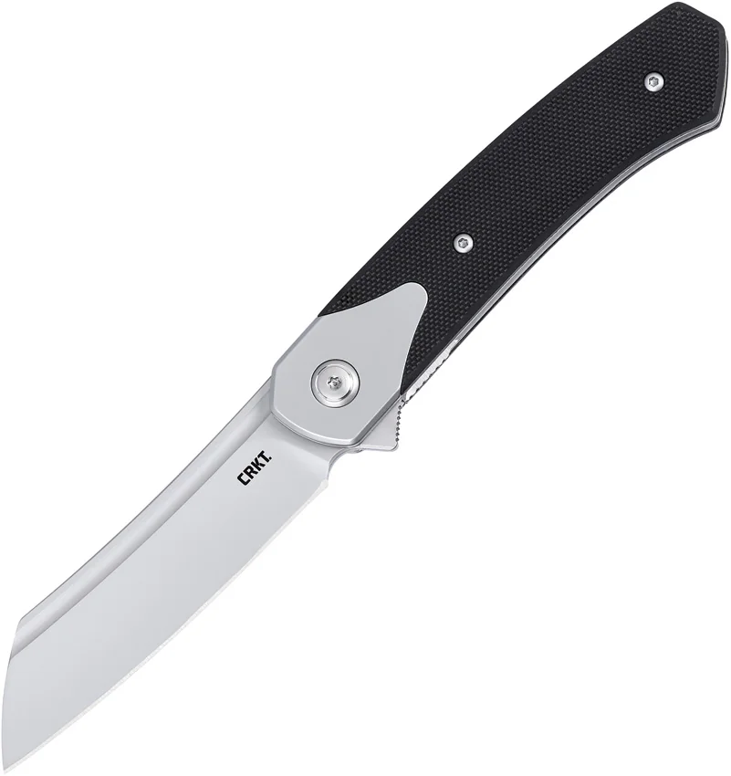 CRKT Viento Liner Lock Knife Black G-10 (3.2" Bead Blast D2) 7135