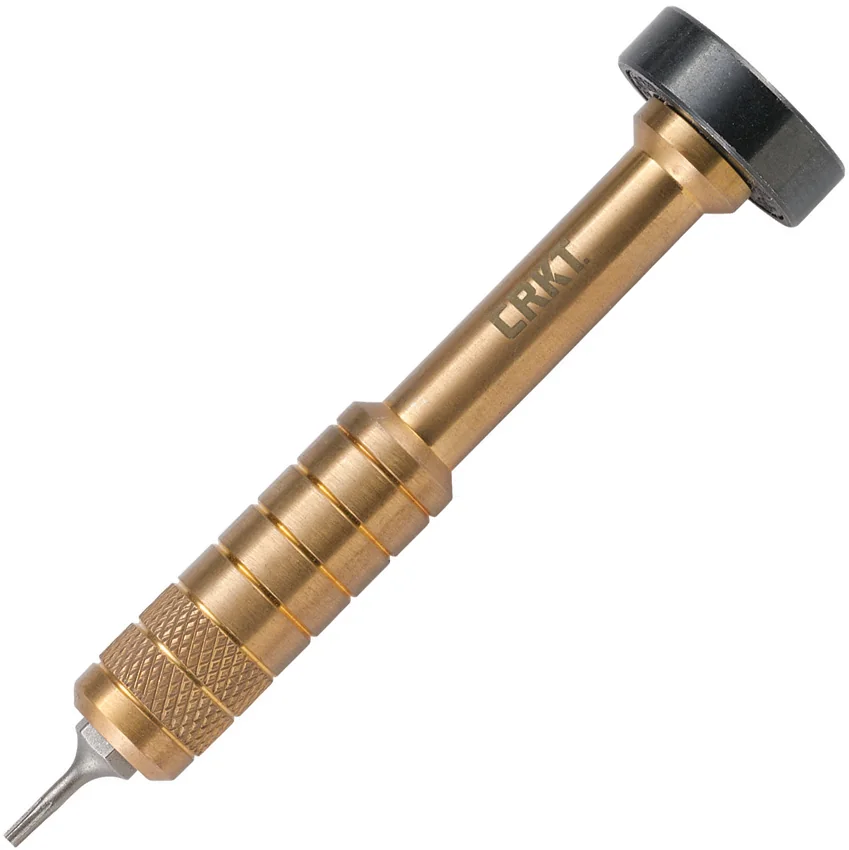 CRKT Wu Hex Bit Driver Tool - Brass 9911-2