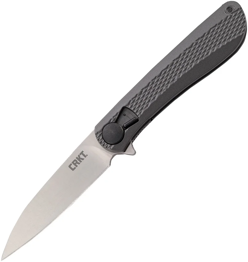 CRKT Onion Slacker Liner Lock Field Strip Knife Aluminum (3.32" Satin) K350KXP