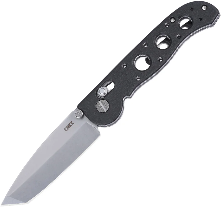 CRKT Carson M16-02X Tanto Crossbar Lock Knife Black Grivory (3.1" SW) M16-02X