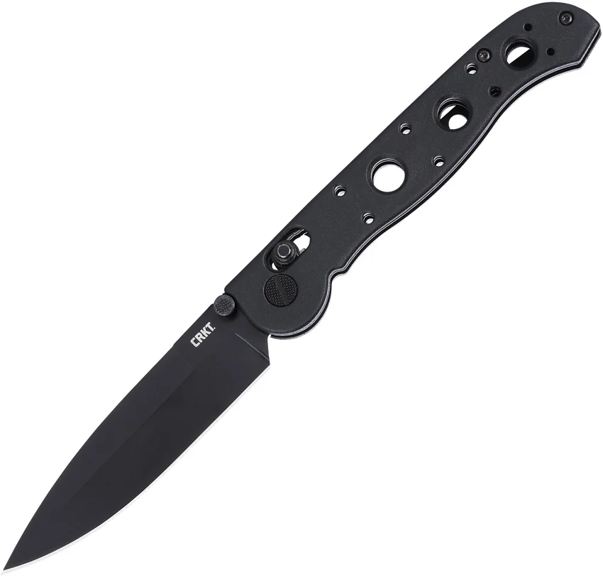 CRKT Carson M16-03XK Crossbar Lock Knife Black Grivory (3.6" EDP) M16-03XK