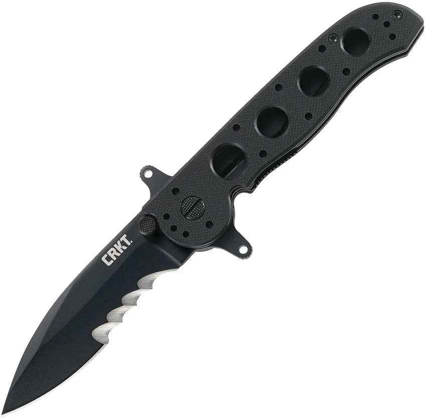 CRKT Carson M21-12SFG Special Forces Liner Lock Knife Drop Point (3.125 Black)