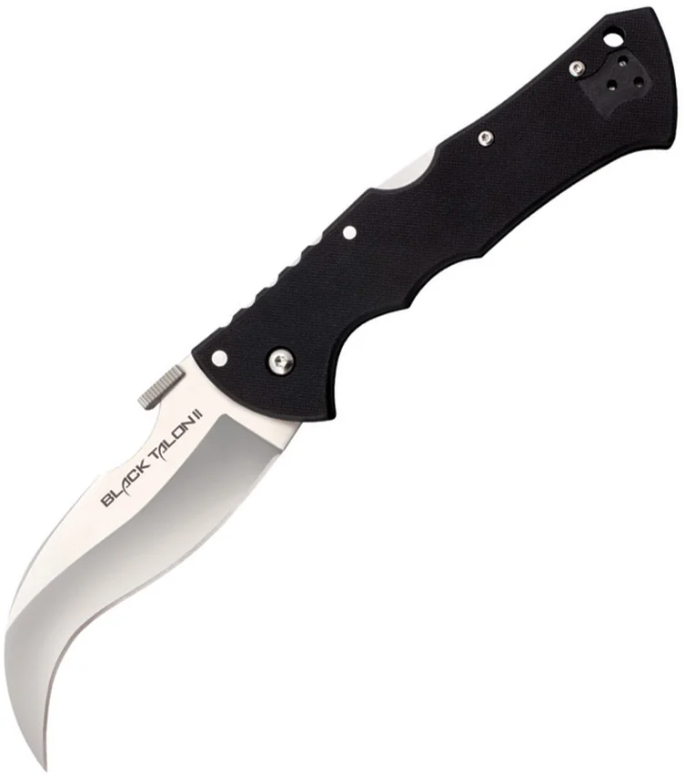 Cold Steel 4" Black Talon 2 Lock Back Knife (4" Satin CPM-S35VN) 22B